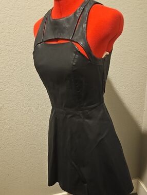 Forever 21 Black Cutout Mini Dress